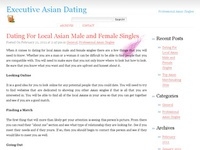 Executive Asian Dating